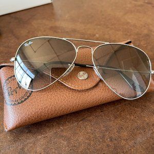 Vintage Ray-Ban silver Aviators
